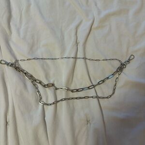 Silver Chain Link Belt